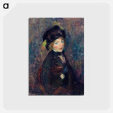 アートポストカード-Head of Girl, Feather in Turban
 - バーンズ・コレクション Postcard.