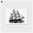 アートポストカード-Ship Illustration from The Young Voyager
 - 大英図書館 Postcard.