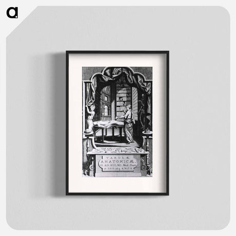 アートポスター-Anatomical Allegory of Knowledge Acquisition
 - 国立医学図書館 Poster.