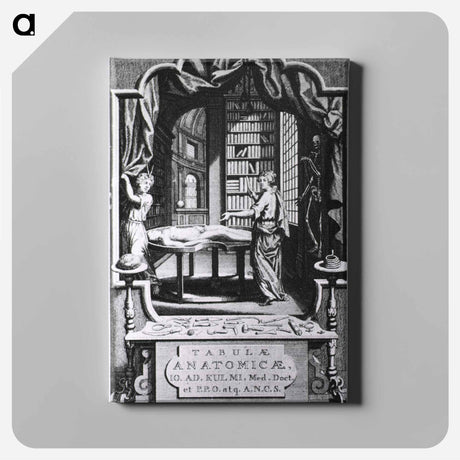 アートパネル-Anatomical Allegory of Knowledge Acquisition
 - 国立医学図書館 Canvas.