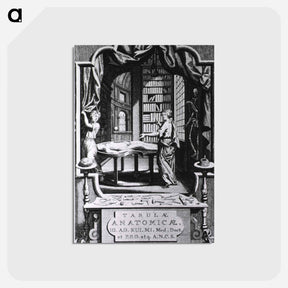 アートポストカード-Anatomical Allegory of Knowledge Acquisition
 - 国立医学図書館 Postcard.