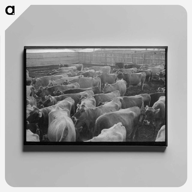 アートパネル-Southeast Missouri Farms Auction
 - ラッセル リー Canvas.