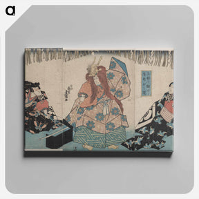 アートパネル-Sanjō Kokaji no manebigoto zu
 - 歌川 国貞 Canvas.