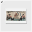 アートポストカード-Sanjō Kokaji no manebigoto zu
 - 歌川 国貞 Postcard.