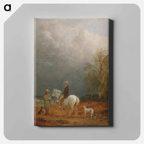 アートパネル-A Traveller and a Shepherd in a Landscape
 - イェール大学アートギャラリー Canvas.