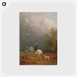 アートポストカード-A Traveller and a Shepherd in a Landscape
 - イェール大学アートギャラリー Postcard.