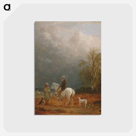 アートポストカード-A Traveller and a Shepherd in a Landscape
 - イェール大学アートギャラリー Postcard.