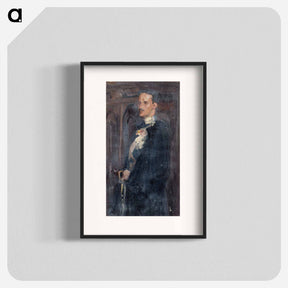 アートポスター-Skecth for the portrait of prince carl - アルバート エーデルフェルト Poster.