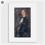 Skecth for the portrait of prince carl - アルバート エーデルフェルト Poster.