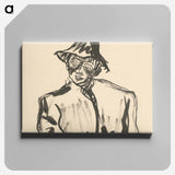 The man in the hat - アーノルド ピーター ワイズ クビンチャン Canvas.