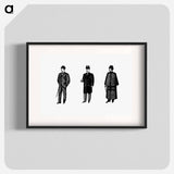 アートポスター-Gentleman Fashion from Cook's Handbook For London
 - 大英図書館 Poster.