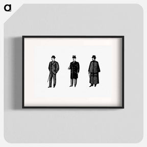 アートポスター-Gentleman Fashion from Cook's Handbook For London
 - 大英図書館 Poster.