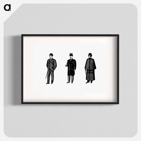 アートポスター-Gentleman Fashion from Cook's Handbook For London
 - 大英図書館 Poster.