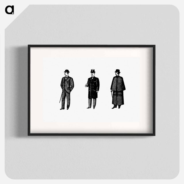 アートポスター-Gentleman Fashion from Cook's Handbook For London
 - 大英図書館 Poster.