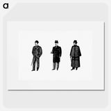 アートポスター-Gentleman Fashion from Cook's Handbook For London
 - 大英図書館 Poster.
