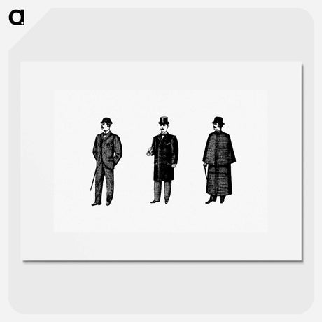 アートポスター-Gentleman Fashion from Cook's Handbook For London
 - 大英図書館 Poster.
