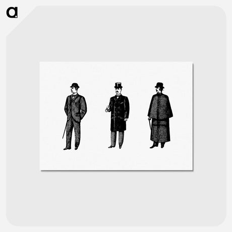 アートポストカード-Gentleman Fashion from Cook's Handbook For London
 - 大英図書館 Postcard.