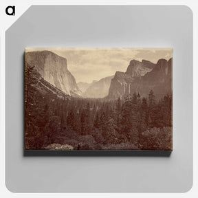 アートパネル-Yo-Semite Valley From Mariposa Trail
 - エドワード マイブリッジ Canvas.