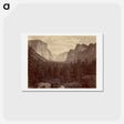 アートポストカード-Yo-Semite Valley From Mariposa Trail
 - エドワード マイブリッジ Postcard.