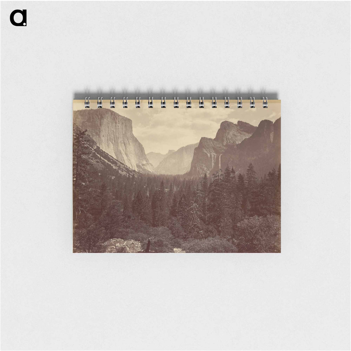 アートメモ帳-Yo-Semite Valley From Mariposa Trail
 - エドワード マイブリッジ Memo.
