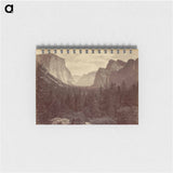 アートメモ帳-Yo-Semite Valley From Mariposa Trail
 - エドワード マイブリッジ Memo.