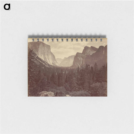 アートメモ帳-Yo-Semite Valley From Mariposa Trail
 - エドワード マイブリッジ Memo.