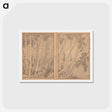 アートポストカード-Hokusai's Mount Fuji of the Bamboo Grove - 葛飾 北斎 Postcard.