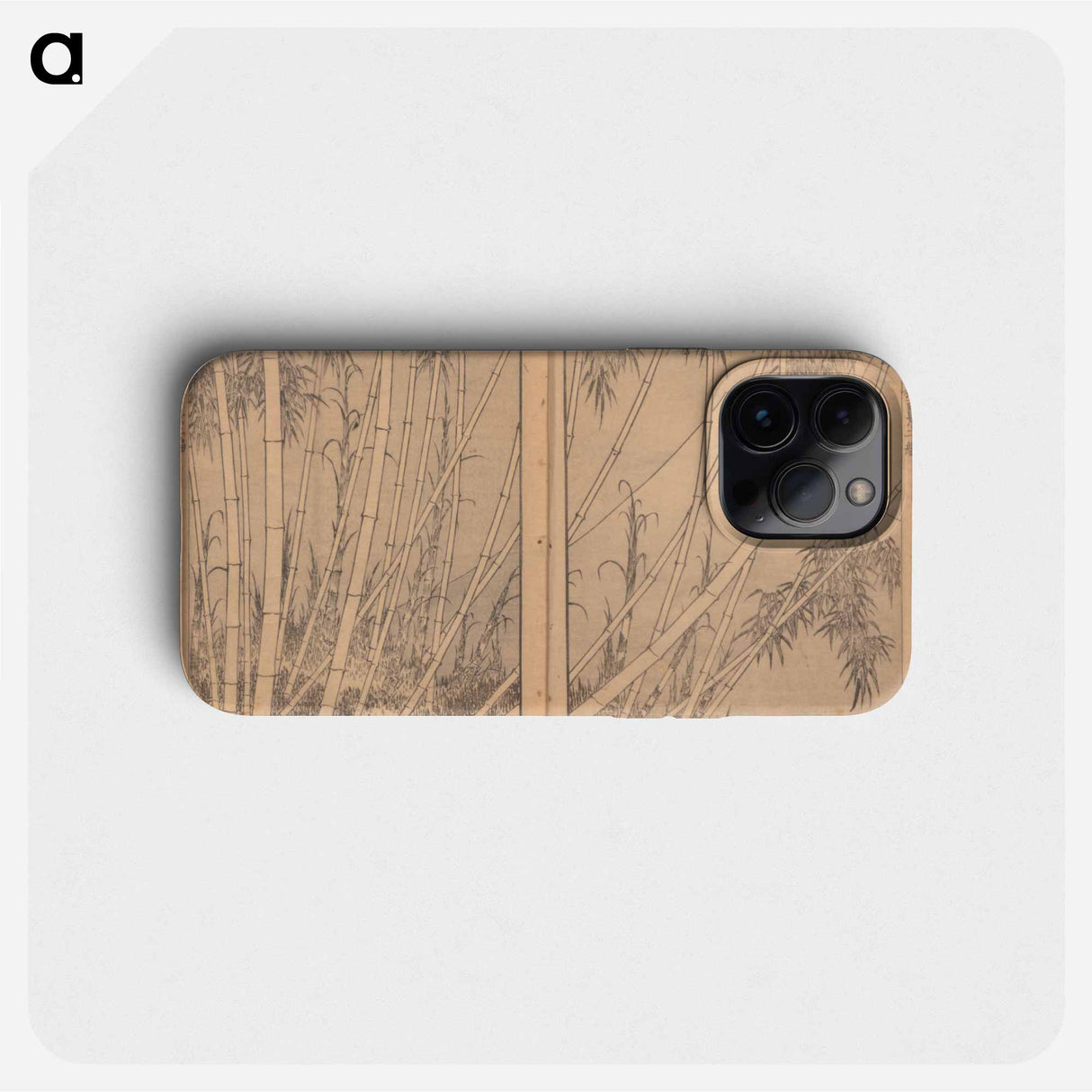 Hokusai's Mount Fuji of the Bamboo Grove - Katsushika Hokusai Phone Case.