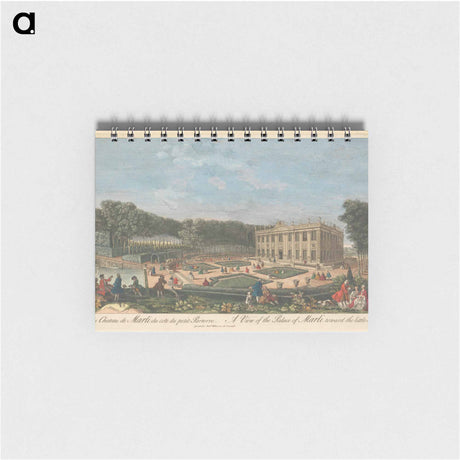 アートメモ帳-A View of the Palace of Marli toward the little Parterre
 - イェール大学アートギャラリー Memo.