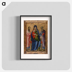 アートポスター-Virgin and Child with Saints Peter and Paul
 - バーンズ・コレクション Poster.