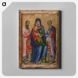 アートパネル-Virgin and Child with Saints Peter and Paul
 - バーンズ・コレクション Canvas.