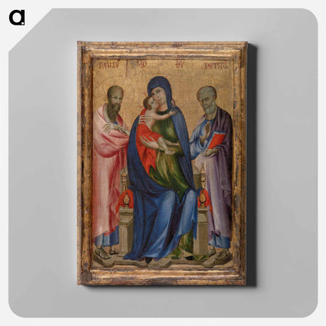 アートパネル-Virgin and Child with Saints Peter and Paul
 - バーンズ・コレクション Canvas.