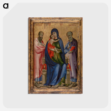 アートポストカード-Virgin and Child with Saints Peter and Paul
 - バーンズ・コレクション Postcard.