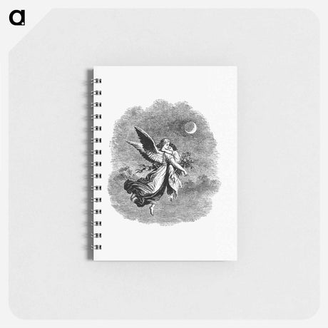 アートメモ帳-Victorian Angel and Child Engraving
 - 大英図書館 Memo.