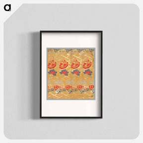 アートポスター-Japanese Gold Pattern Fabric
 - クリーブランド美術館 Poster.