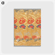 アートポストカード-Japanese Gold Pattern Fabric
 - クリーブランド美術館 Postcard.