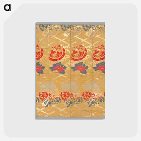 アートポストカード-Japanese Gold Pattern Fabric
 - クリーブランド美術館 Postcard.