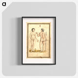 アートポスター-Study of Male and Female Nude Figures in Landscape
 - 国立医学図書館 Poster.