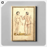 アートパネル-Study of Male and Female Nude Figures in Landscape
 - 国立医学図書館 Canvas.