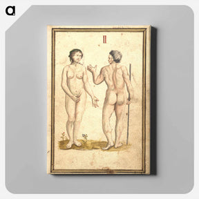 アートパネル-Study of Male and Female Nude Figures in Landscape
 - 国立医学図書館 Canvas.