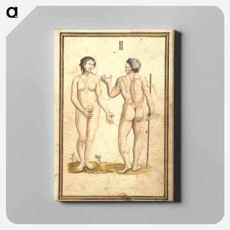 アートパネル-Study of Male and Female Nude Figures in Landscape
 - 国立医学図書館 Canvas.