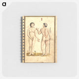 アートメモ帳-Study of Male and Female Nude Figures in Landscape
 - 国立医学図書館 Memo.