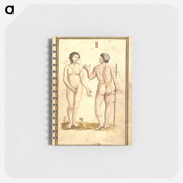 アートメモ帳-Study of Male and Female Nude Figures in Landscape
 - 国立医学図書館 Memo.