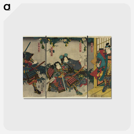 アートポストカード-Hashiba Hisakichi, Miaso Gozen, Buchi Gujiro, Buchi Mitsuhide
 - 歌川 国貞 Postcard.