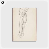 アートポストカード-(unknown) part of a sketchbook - アルバート エーデルフェルト Postcard.