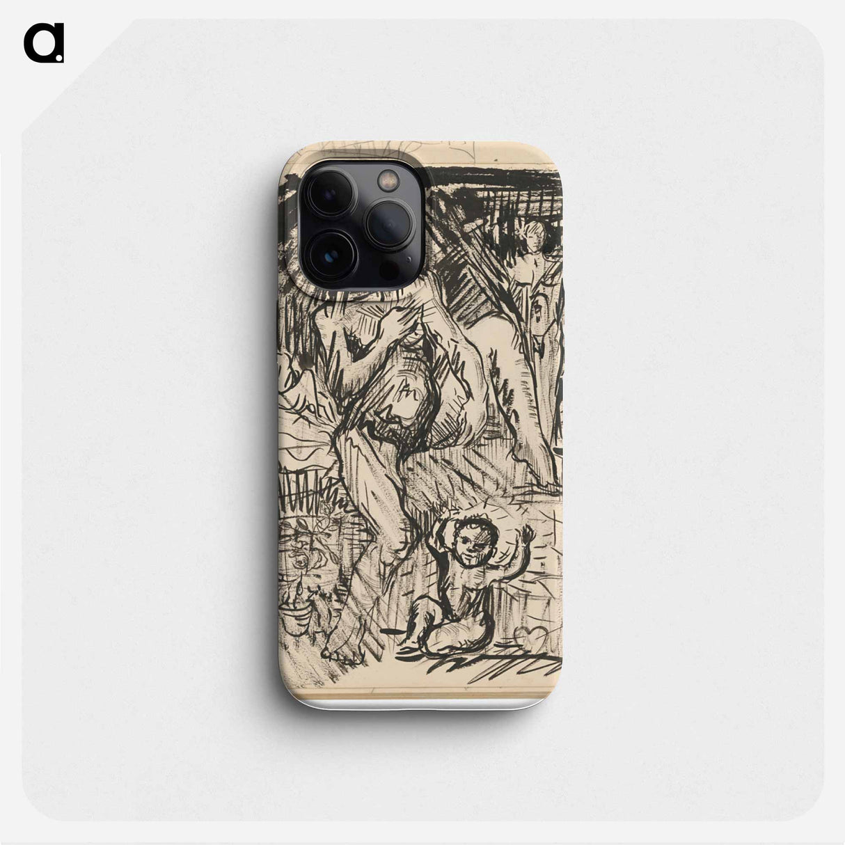 Sketchbook 19 - アーノルド ピーター ワイズ クビンチャン Phone Case.