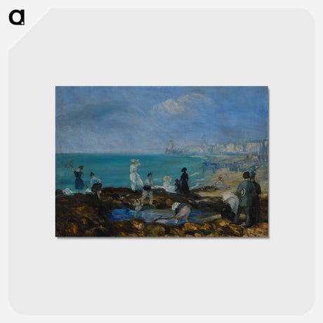 アートポストカード-Beach at Dieppe
 - バーンズ・コレクション Postcard.
