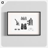 アートポスター-Steward's Vintage Tools Set
 - 大英図書館 Poster.