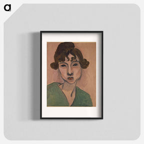 アートポスター-Laurette Au Châle Vert - アンリ マティス Poster.