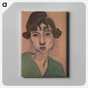 アートパネル-Laurette Au Châle Vert - アンリ マティス Canvas.